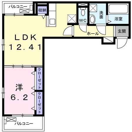 千里山駅 徒歩17分 2階の物件間取画像